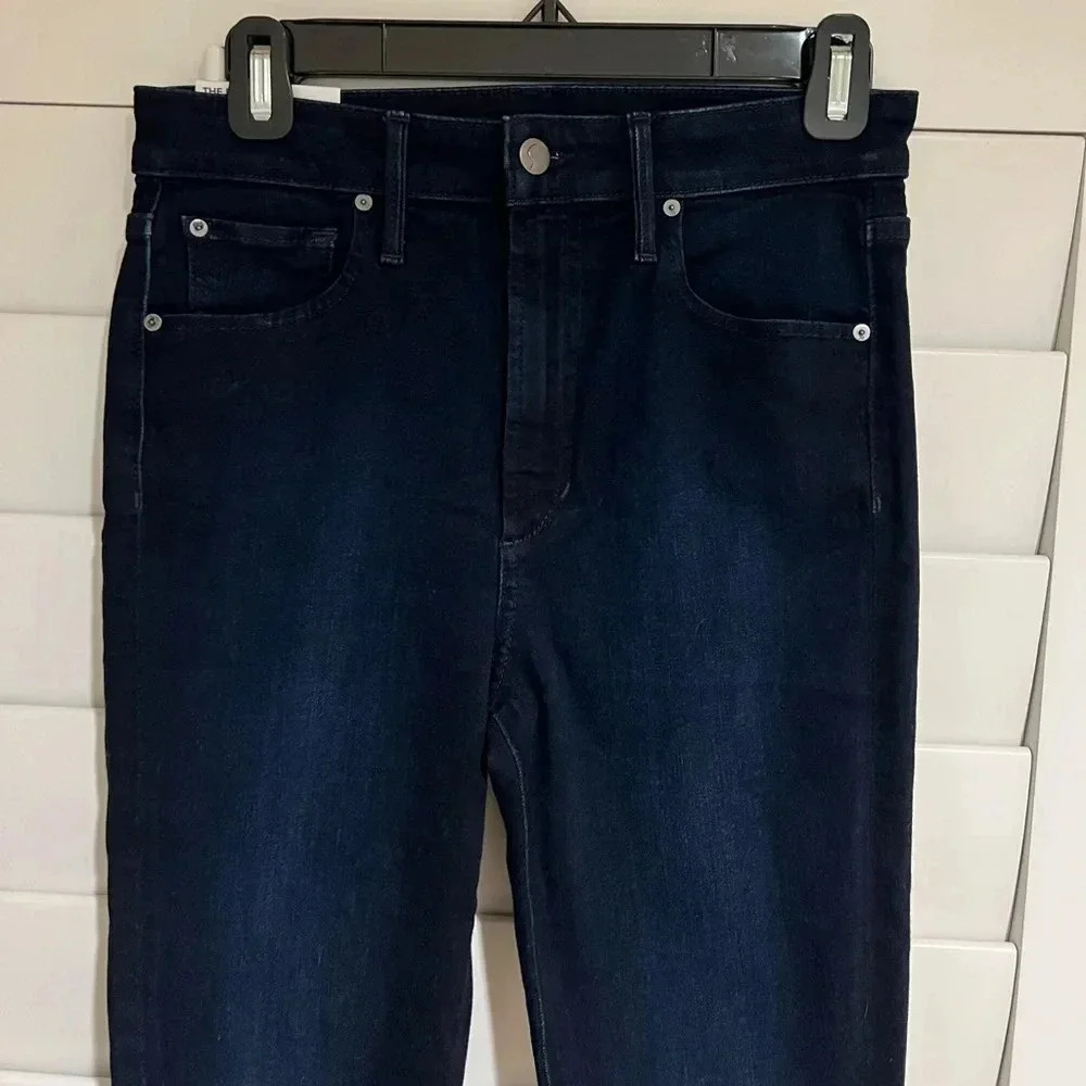 JOES JEANS x WEWOREWHAT NWT Danielle High Rise Slit Ankle Skinny Jeans Stretch - Picture 8 of 11
